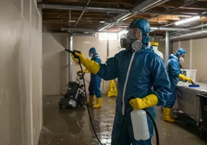 Basement Sanitization and Antimicrobial Treatment process in Dexter, MO